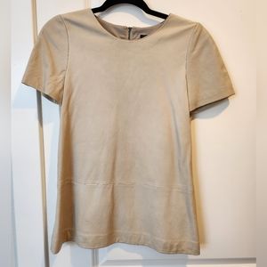 Theory leather shirt